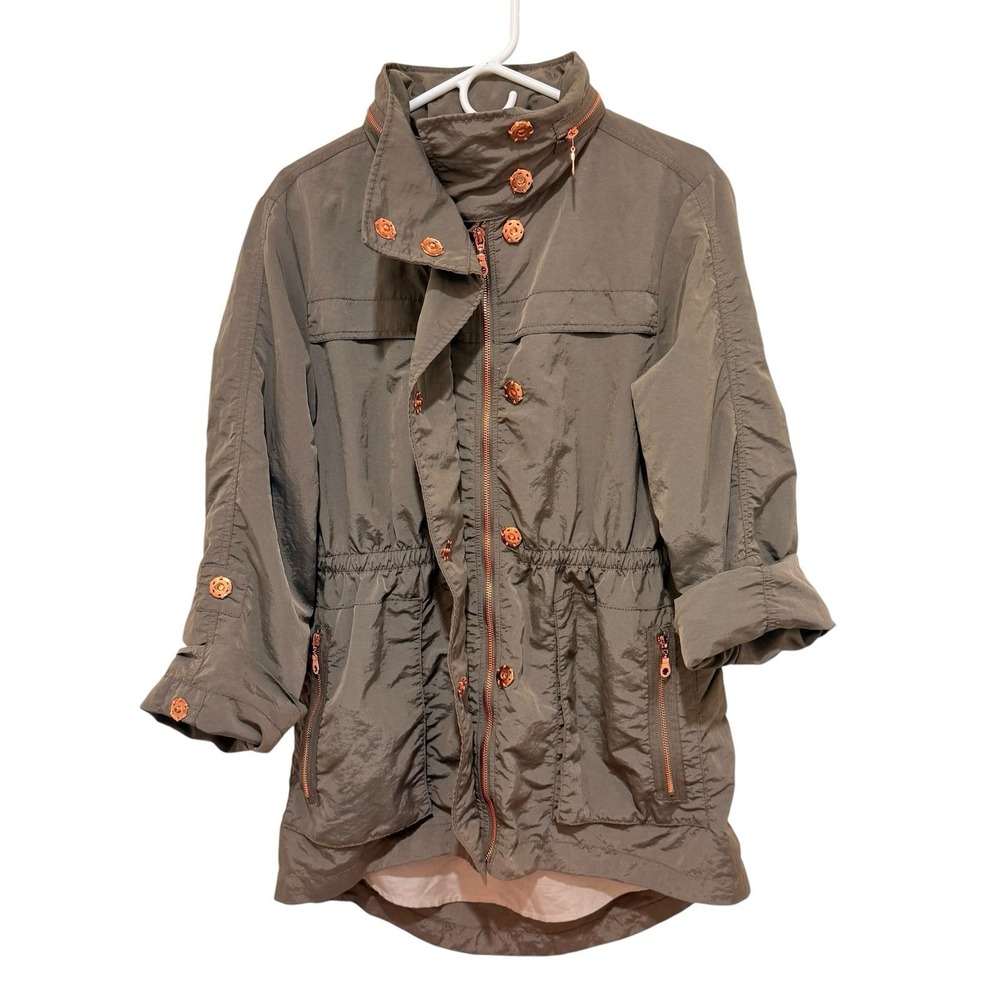 The Fillmore Millard Utility Anorak Anthropologie Olive Green M Gorpcore Casual